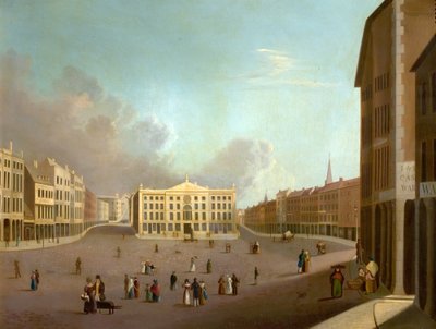 Nottingham Market Place, c.1827 by William Goodacre
